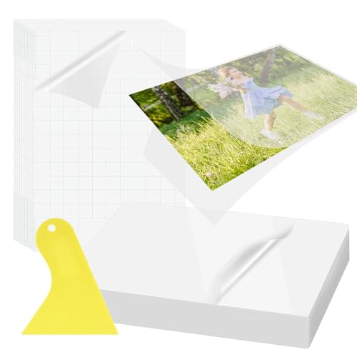 101 Stück Laminierfolien Laminierfolie Kaltlaminierfolie Laminierfolie A6 Kalt Laminierfolien für Ultraschallbilder Selbstklebende Laminierfolie Laminierfolien A6 Laminierfolien Set