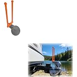 Trailer Hitch Alignment Guide, for 2-5/16 inch or 2 inch Trailer Balls, for Connecting Hitch with The Trailers,Easy Installation, Durable TPU Material, High Visibility Orange Guide (2-5/16inches)