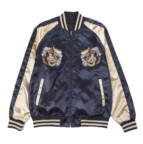 スカジャン メンズ ネイビー」の人気商品一覧 | 安い商品を通販サイト