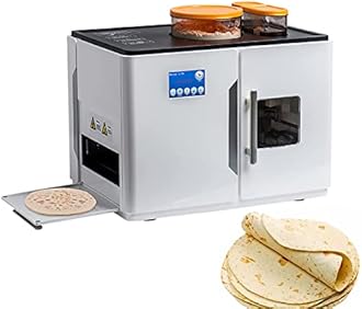 DUANWUS Automatic Roti Makering, Electric Chapati Tortilla Pancake Flatbreads Pita Making Machine, One Key to Make 20 Pcs/One Time for Flour Tortilla