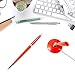 Adhesive Desk Pen with Chain Make Signing Documents for Front Desk Reception Office Bank Supplies Excellent Quality Ball Chain
