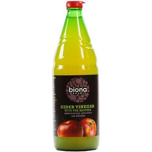 Biona Cider Vinegar - Unfiltered 750ml (Pack of 4)