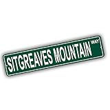 Arizona Mountains Pick Your Mountain Compatible/Replacement for Sitgreaves Mountain United States Mountain Aluminum Metal Tin Street Sign Style Home Decor For Man Cave Poker Tavern Game Room