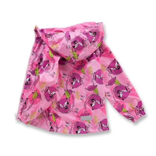 Image of Kids Lightweight Rain Jacket Boys Girls Hooded Raincoat