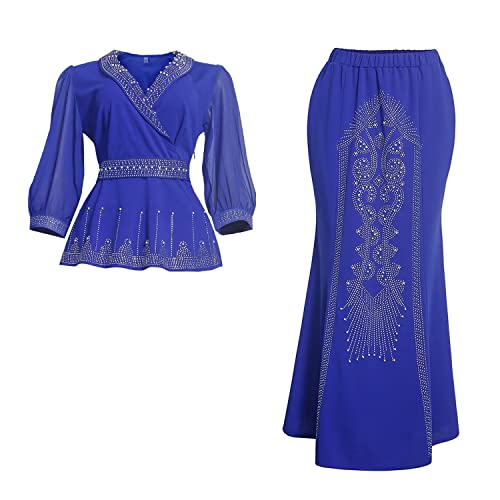 Elegant Two-Piece African Gown for Special Occasions - Image 4