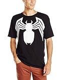 Marvel Men's Leggs Short Sleeve T-Shirt, Black, X-Large
