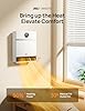 DREO Smart Wall Heater, IP24 Electric PTC Space Heater for Indoor Use, 30° Oscillation, Adjustable Thermostat, Remote Control, Works with Alexa, 24H Timer, Easy-mounted Heater for Bedroom, Office