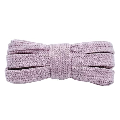 XIANMY Cordones planos de 8 mm para zapatos deportivos, de algodón, de repuesto, para zapatos deportivos, informales, de lona, botas, 140 cm, rosa oscuro, 140
