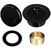 Amazon.com: Matte-Black-Tub-Drain-kit Black-Bathtub-Drain-Kit Lift-Turn ...