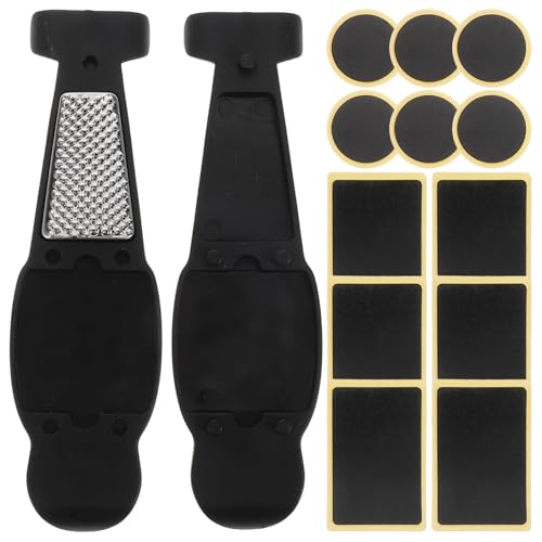 Ciieeo Bike Tire Patch Kit Comprehensive Tire Repair Kit for Mountain Road Bikes 1 Set of Tire Patch Kit Patches Bike Tube Patch Kit Repair Tools Lightweight Portable