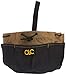 CLC Custom LeatherCraft 1148 Drawstring Bucket Bag, 18 Pocket , Black