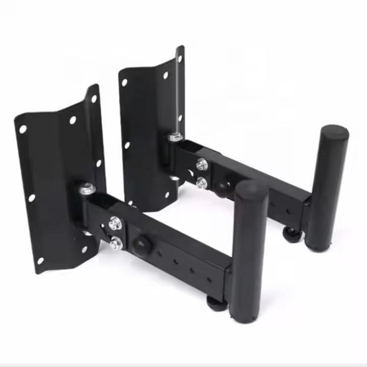 Image of Audiovan Speaker Wall Mount /Speaker Wall Bracket /Universal Sound Bar Bracket (Black, SPS-501)