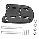 CHILDWEET 1 Satz Stammbasis Gepäckträger Topcase -universal-Heck -kofferraumbasis Topcase Externes -montagebasissystem Black Eisen