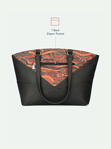 Image of ZOUK Rhea Kapoor Tote Bag - | Elegant Vegan Leather Tote for Women |