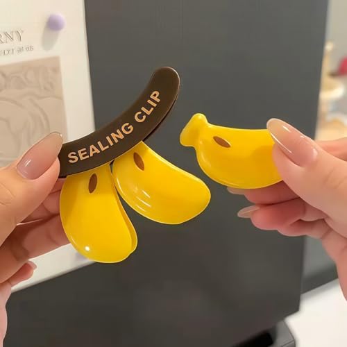 Imanes Decorativos en Forma de Banana Amarilla miniatura 1