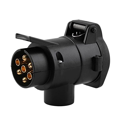 Plastic 7 to 13Pin Long Trailer Plug Tow Bar Connector