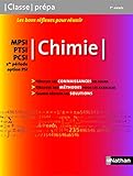  Chimie - MPSI / PTSI / PCSI 2de période option PSI Classe Prépa Livre