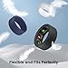 sylacor Ring Cover for Oura Ring Gen 4/ Gen 3, Anti-Scratch Elastic Silicone Oura Ring Case Protector for Men Women Working Out Gym (10Collors-3, S (6/7/8/9/10))