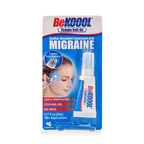 BeKoool Migraine Roll on, Transparent, One Size