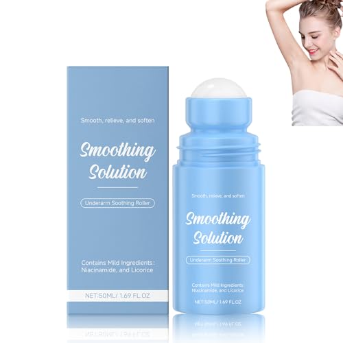 Ingrown Hair Treatment Roll-On (Dermatologist-Tested German Dermatologist), aftershave Roll-On, BHA & Cica Soothes Razor Bumps, Redness & Dark Spots | Sensitive Skin, Alcohol, Fast Healing Underarm