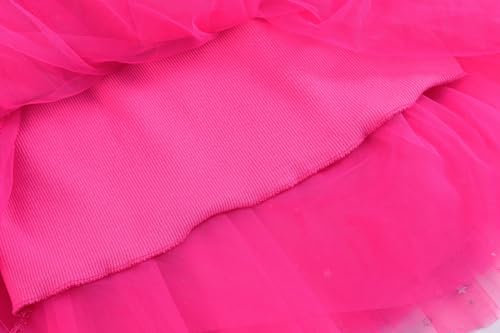 Image of GSVIBK Baby Girls Tutu Dress Sleeveless Toddler Cotton Tulle Skirt Princess Party Prom Dresses