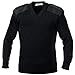 Yoko Mens V-Neck NATO Security Sweater/Workwear (XL) (Black)