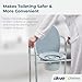 Drive Medical Steel Folding Frame Commode