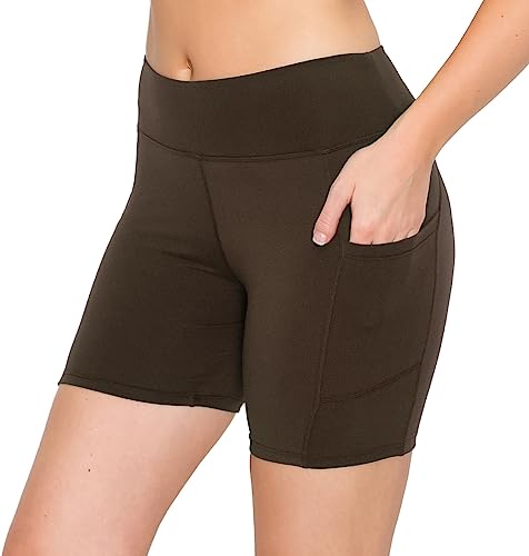 Image of ALWAYS Women's Super Soft Biker Shorts - 3 inch / 5 inch / 8 inch High Waisted Yoga Running Dance Spandex Shorts