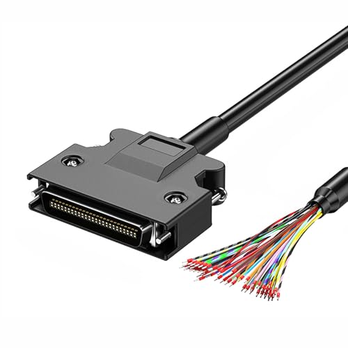 QMQJIA SCSI Connection Wire with Terminals CN14P CN20P CN26P CN36P CN50P with Push-up/Screw Fixation Various Interfaces 6 Length