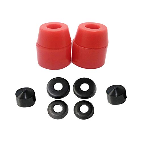 ZSooner Skateboard Truck Bushings Kit für die meisten 7 Zoll Skateboard Trucks Bushings Skateboard Cup Washers Ersatzzubehör Cover