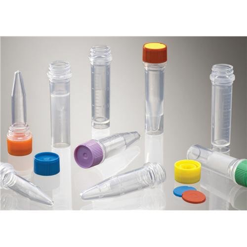 Labcon 3634870000 SuperClear Microcentrifuge Tube with Clear Silicone ORing Cap in Separate