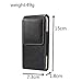 Baiyian Handytasche Gürtel Vertikal PU-Leder Handy Gürteltasche Geeignet für Iphone 13 12 mini SE 11 PRO XS X 8 7 6 6S - Schwarz