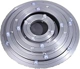 Płyta obrotowa z łożyskami kulkowymi, gładkie obrotowe łożyska obrotowe, do mebli i sprzętu, trwałe aluminium, wiele