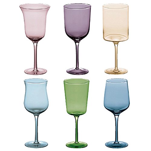 Bitossi Home MCV11 Set di 6 Calici Desigual, in