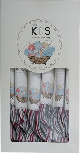Image of KCS Big skeins of 25 Meters Size 25 Color Variegated Cross Stitch Stranded Threads,6 skeins,4513