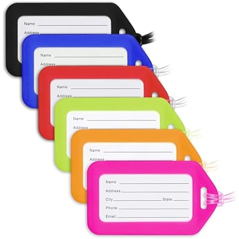 Mifflin-USA Luggage Tags (6 PK) Cover