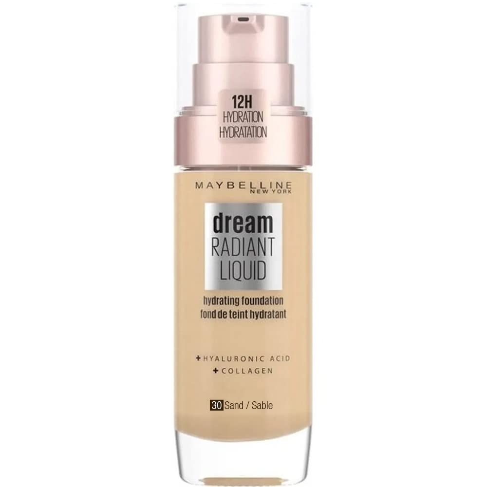 Maybelline New York - Fond de Teint soin hydratant - Dream Radiant liquid - Sable (30) - 30 ml