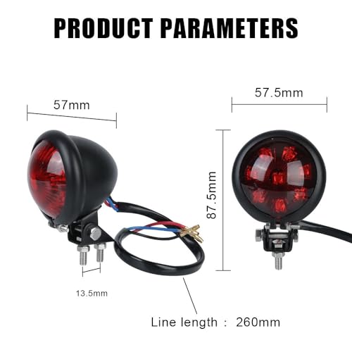Luz trasera de freno e intermitente para rutas nocturnas de moto 7