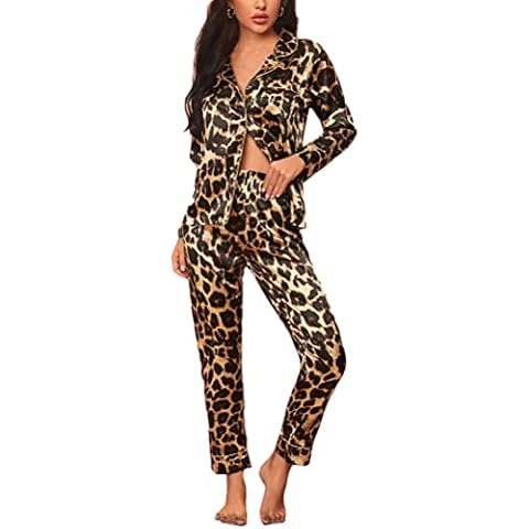 Onsoyours Ensemble de Pyjama Femme Satiné Cover