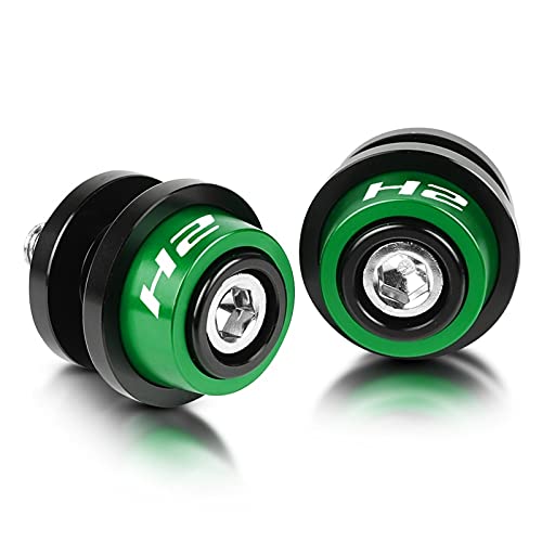 Spools 8mm Kawasaki ZH2 diabolos aluminium vert CNC