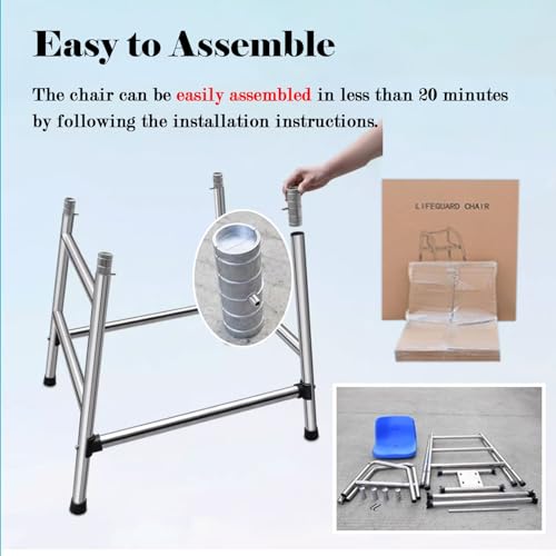 Silla de Vigilante para Piscina de 150 cm miniatura 7