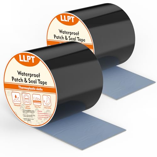 LLPT Waterproof Patch and Seal Tape | 2 Packs Black | 101mm x 4m ...