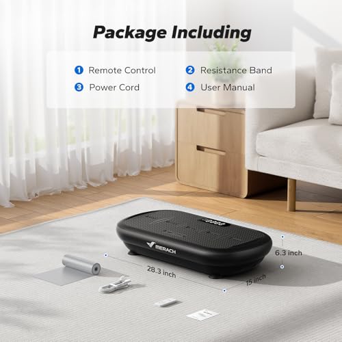 MERACH MR-2440 Single-Motor Vibration Plate with Bluetooth — view 8