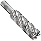 YG-1 E2172 Cobalt Steel Square Nose End Mill, Long Reach, Weldon Shank, Uncoated (Bright) Finish, Roughing Cut, Non-Center Cutting, 30 Deg Helix, 6 Flutes, 6.5' Overall Length, 1.75' Cutting Diameter, 1.25' Shank Diameter