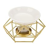 Stilvolle Dekoration: Kerzenhalter ist rautenförmig und hohl Eisen-Boden, eine exquisite Dekoration für Ihr Wohnzimmer, Schlafzimmer, Küche, Arbeitszimmer.