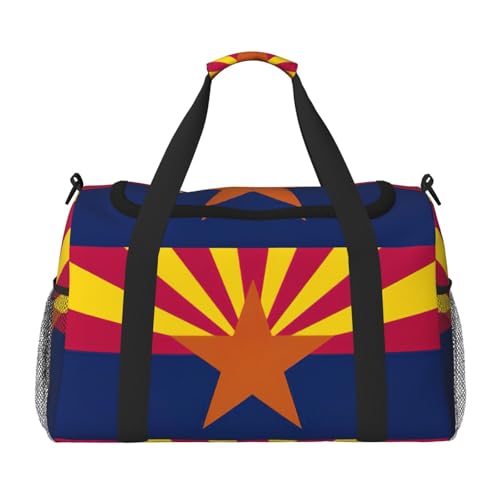 Sac de voyage Arizona noir spacieux avec compartiments pour accessoires