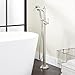 Signature Hardware 448431 Beasley Floor Mounted Tub Filler Faucet - Includes Hand Shower and Valve
