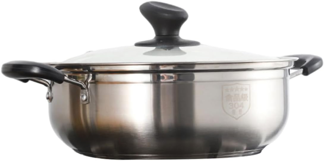 Olla doble para inducción y gas, acero inoxidable, 30x30 cm