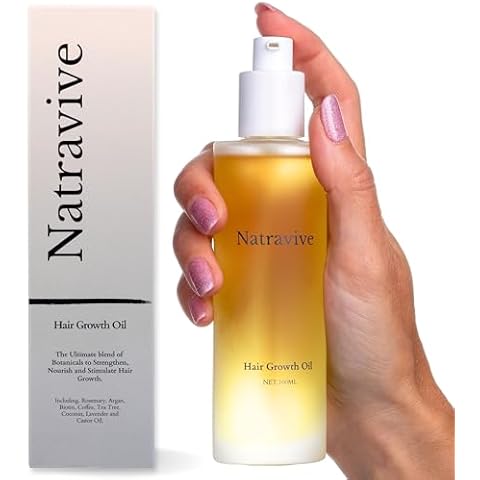 Natravive Natural Hair Growth Oil with Rosemary Cover