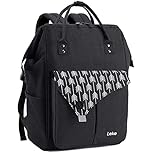 Lekesky Laptop Backpack 15.6 Inch Laptop Rucksack Bag for Womens Backpack for Work Business Travel School College, Black